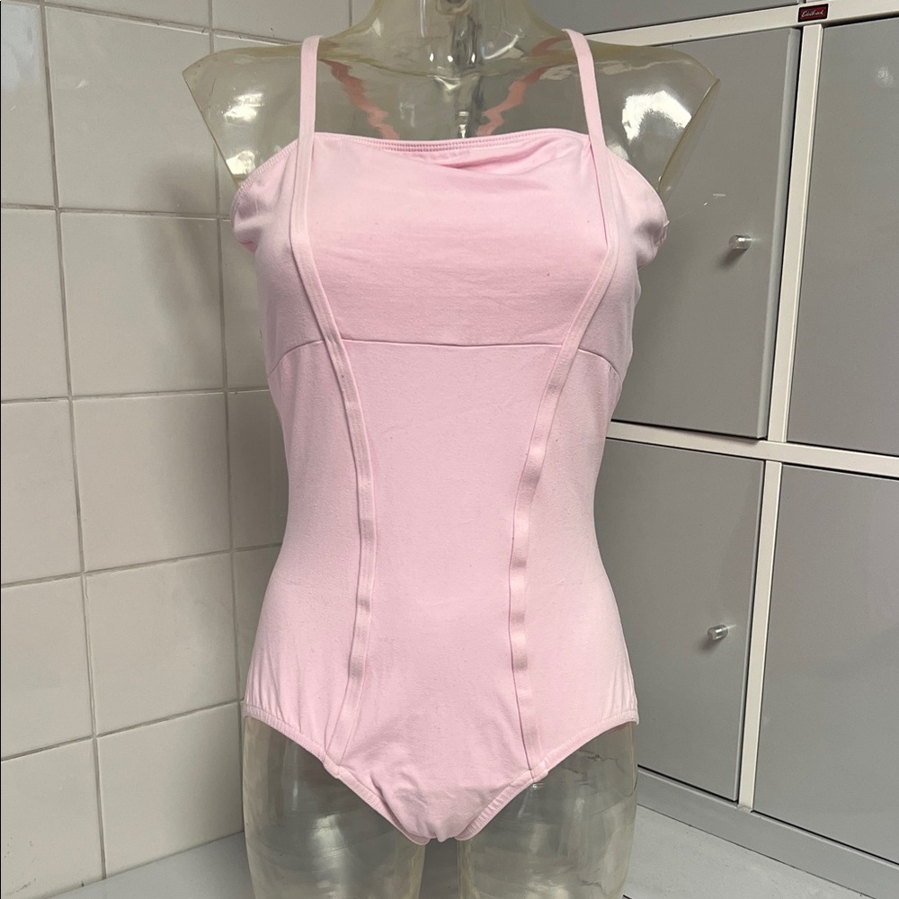 Leos Mega-Strappy Back Pink Ballet Leotard L Unworn